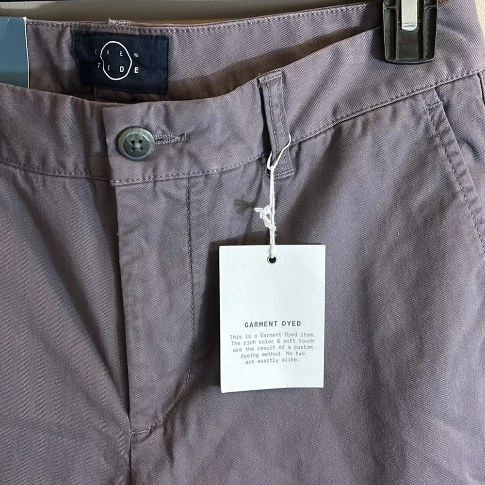 Even Tide Straight‎ Leg Pale Purple Chino Pants